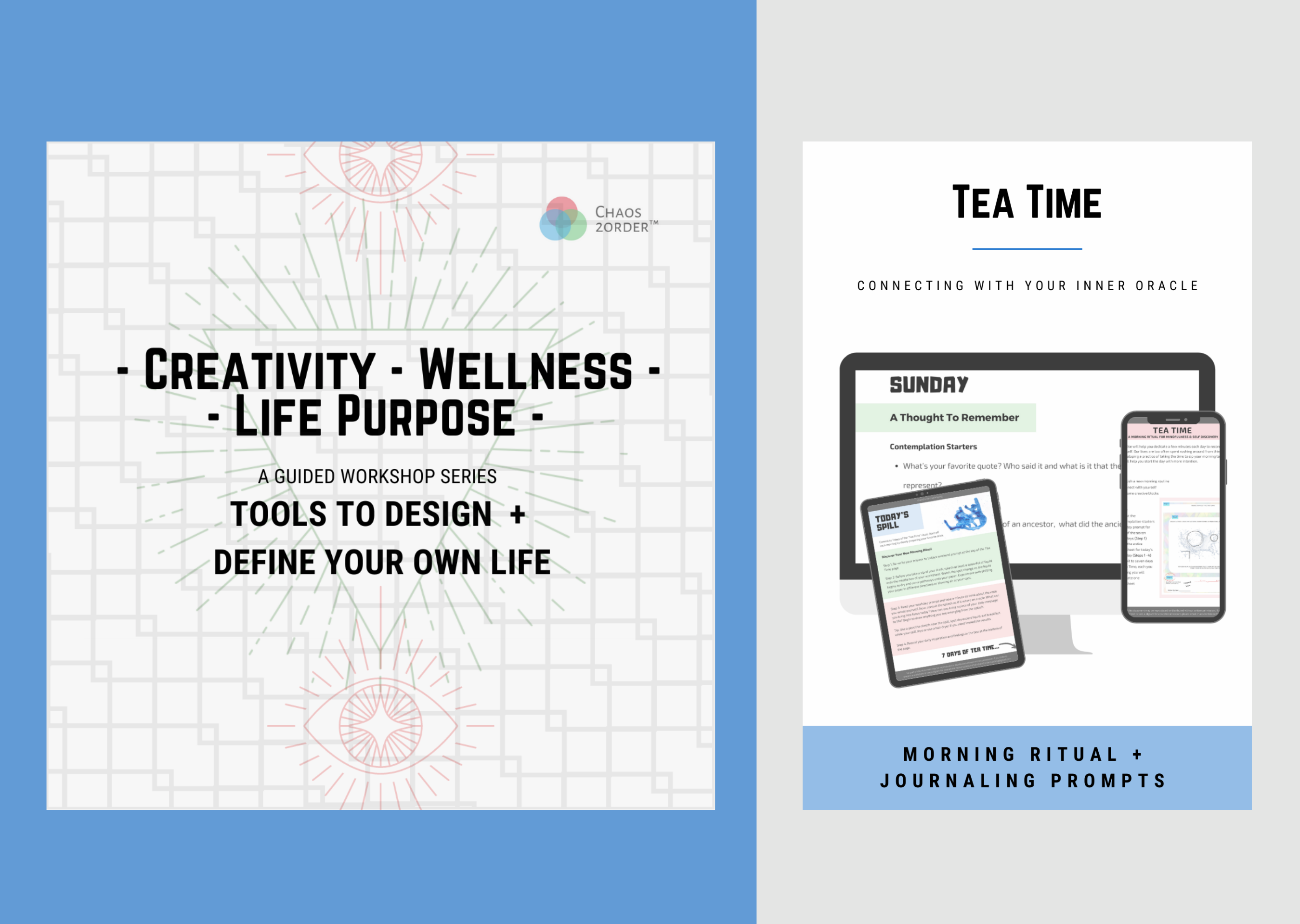 Creativity - Wellness - Life Purpose - Guided Workshop Series, Tea Time, A Morning Ritual to Connect To Intuition